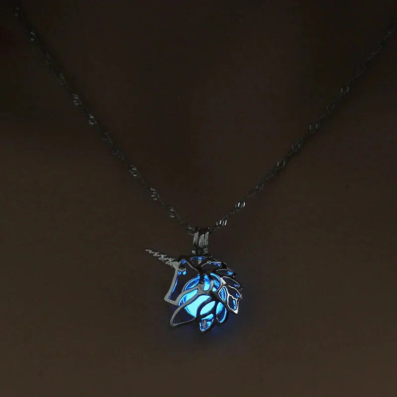 Moon Glowing Necklace - AlburyMart