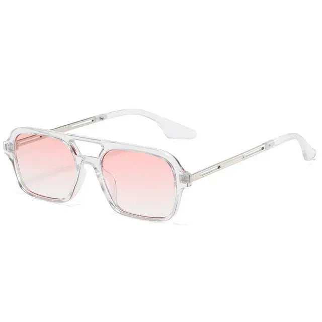 Trending Retro Sunglasses With Pink Gradient - AlburyMart