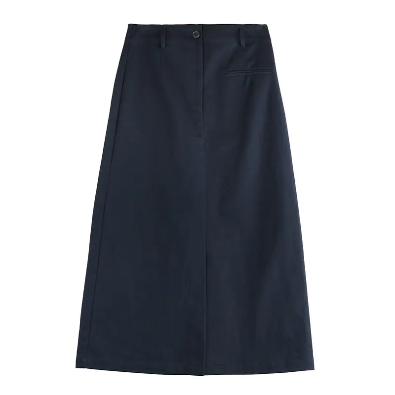 High Waist Slit Skirt - Summer New Style