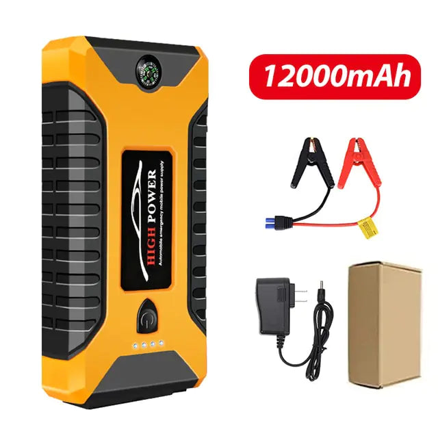 26000mAh/20000mAh Car Jump Starter 1000A 12V Output Portable Emergency Start-up Charger for Cars Booster Battery Starting Device - AlburyMart