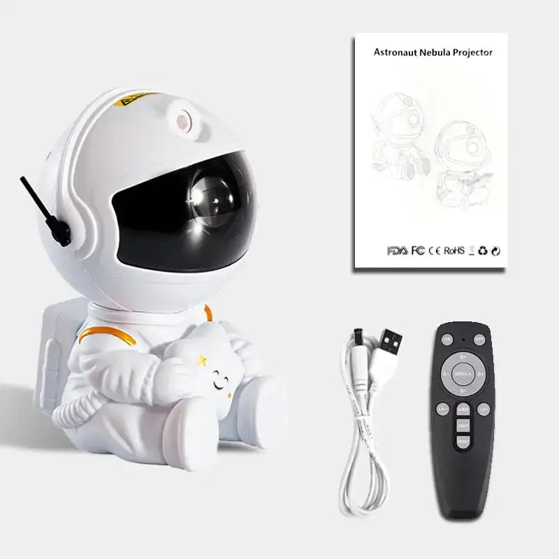 Astronaut Star Galaxy Night Light Projector For Kids Bedrooms - AlburyMart