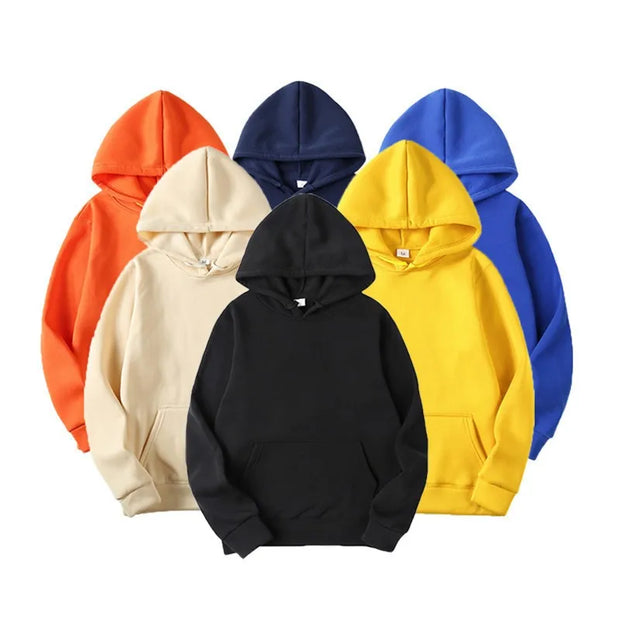 Leisure Fleece Hoodie Pullover - Four Season Sweatshirt