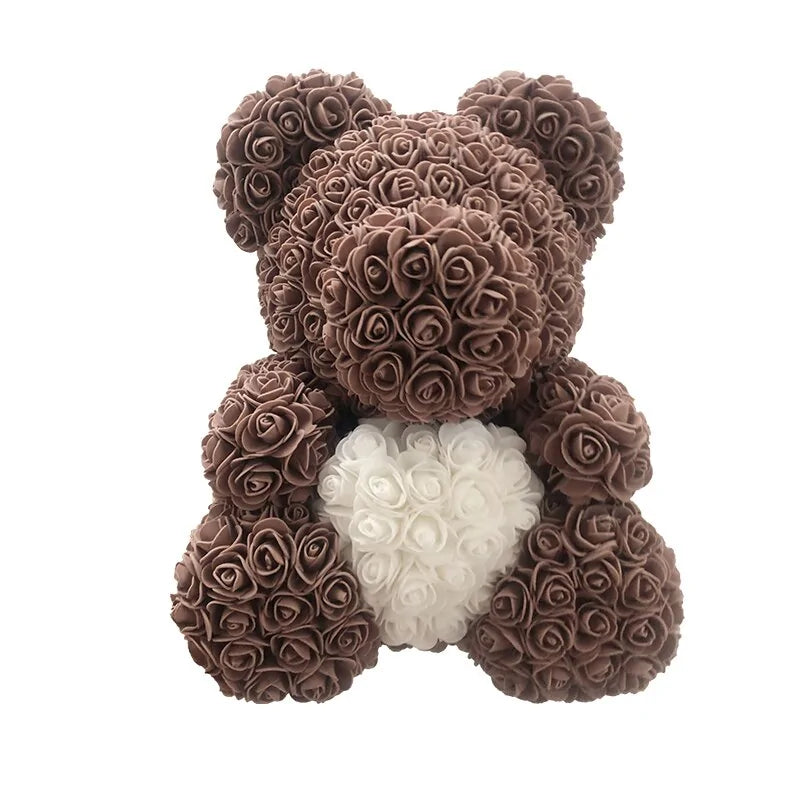 Flower Rose Teddy Bear - AlburyMart