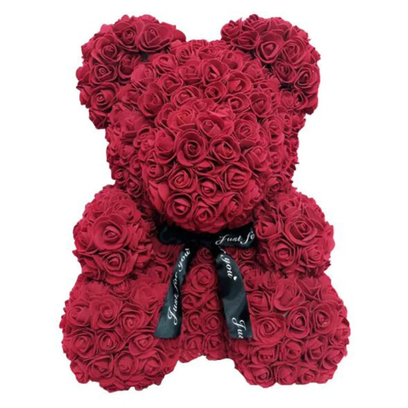 Flower Rose Teddy Bear - AlburyMart