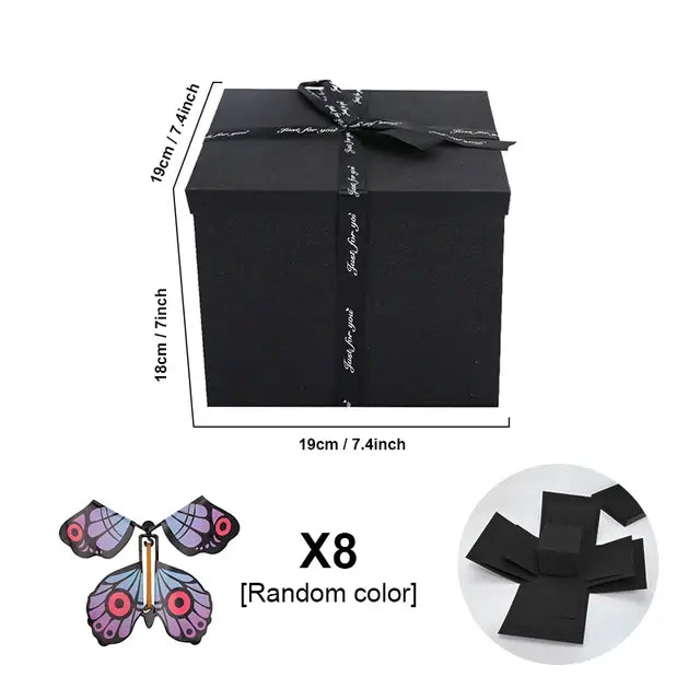 Magic Flying Butterfly Birthday Gift Box - AlburyMart