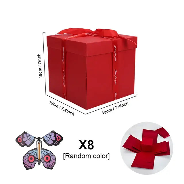 Magic Flying Butterfly Birthday Gift Box - AlburyMart
