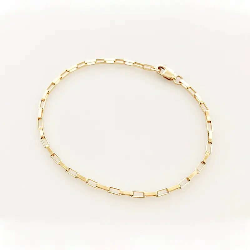 Gold Filled Chain Bracelet Handmade Jewelry - AlburyMart