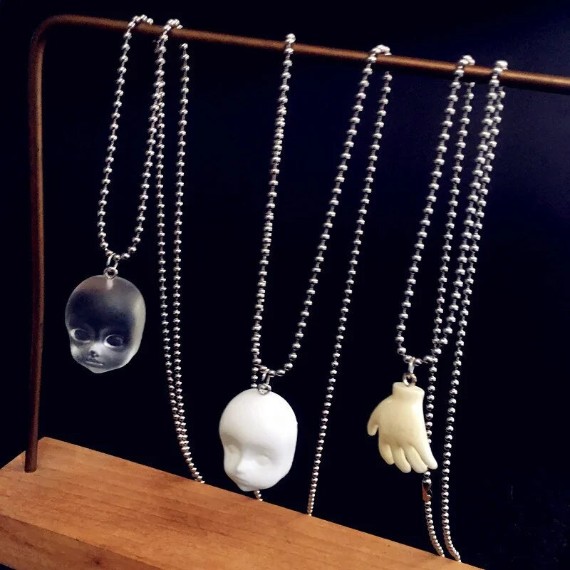 Handmade Angel Face Resin Dangle Earrings: Creative Jewelry Gift - AlburyMart