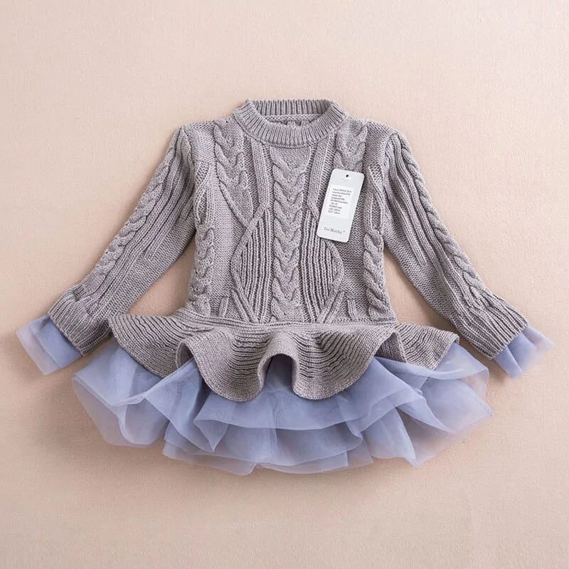 Kids Winter Knitted Chiffon - AlburyMart