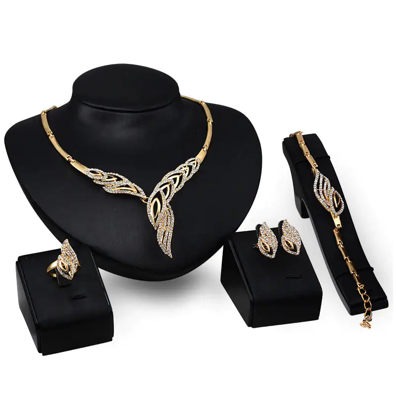 Gold Indian Bridal Jewelry Set - AlburyMart