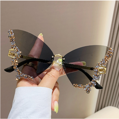Diamond Butterfly Sunglasses - AlburyMart