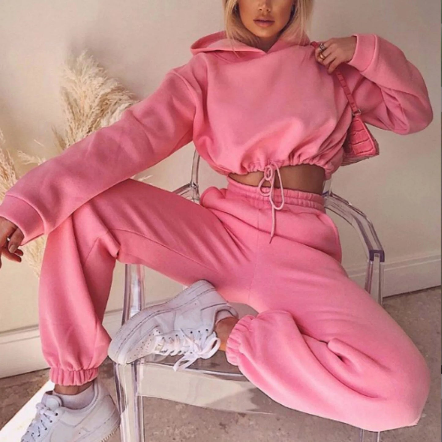Winter Two Piece Sets Women Tracksuit - AlburyMart