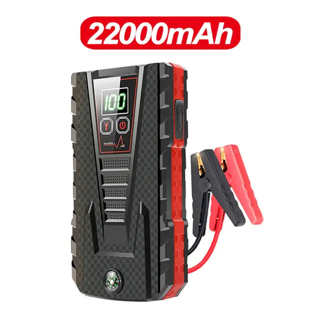 26000mAh/20000mAh Car Jump Starter 1000A 12V Output Portable Emergency Start-up Charger for Cars Booster Battery Starting Device - AlburyMart
