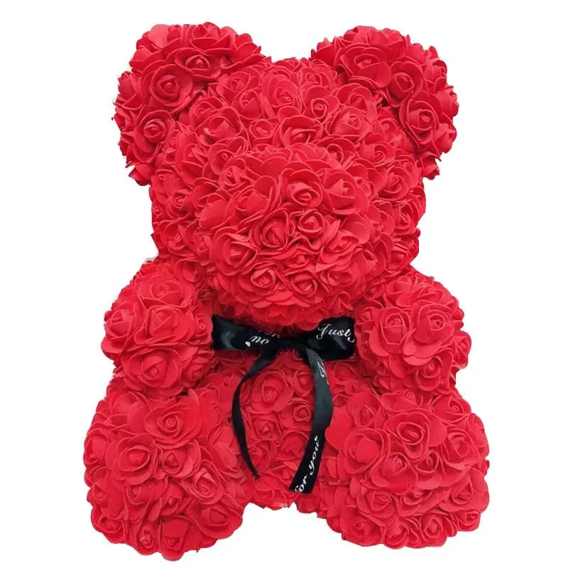 Flower Rose Teddy Bear - AlburyMart
