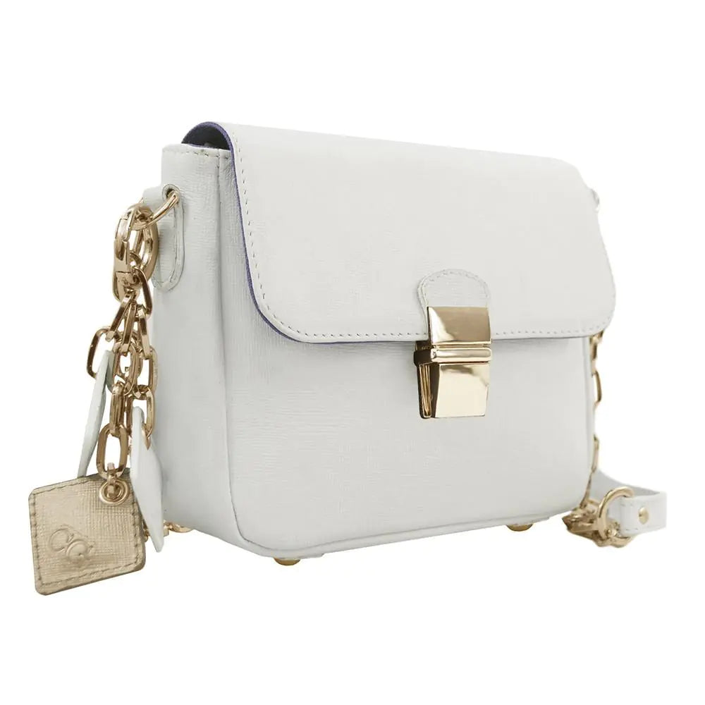 Tiny Leather Handbag -White (Option 2) - AlburyMart