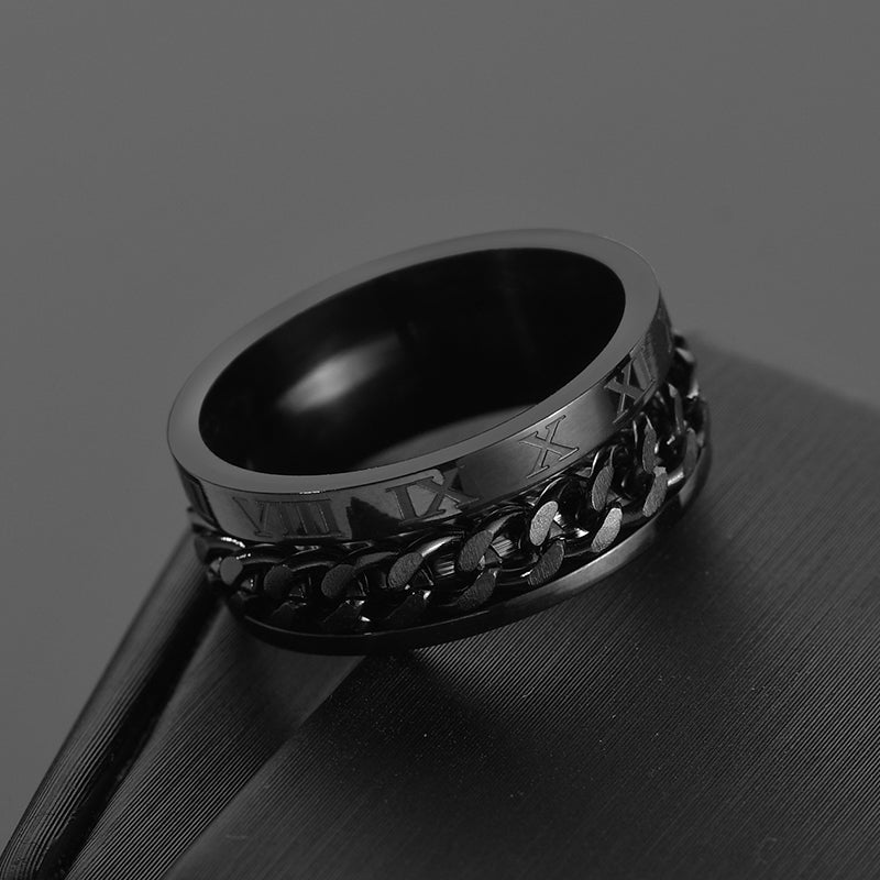 Roman Numbers Spinner Rings - AlburyMart