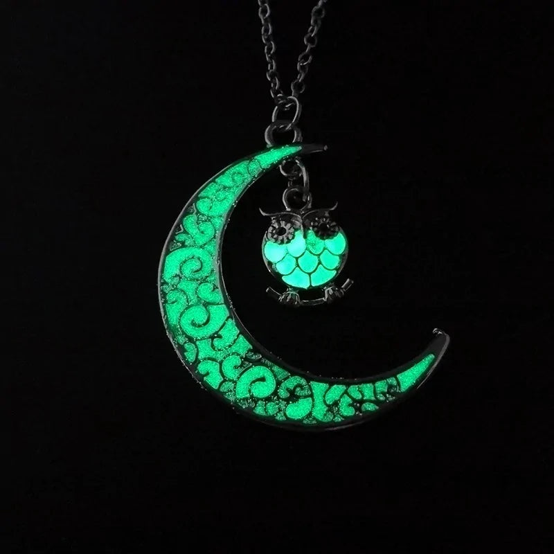 Moon Glowing Necklace - AlburyMart