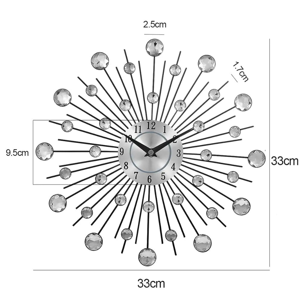 Sunburst Wall Clock - AlburyMart
