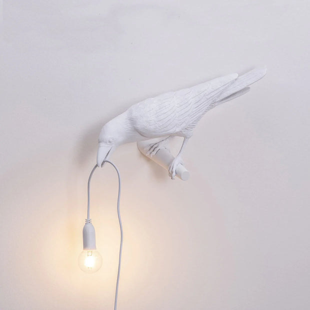 Two-Color Bird Movable Wall/Table Lamp: Eight Styles for Holiday DIY Decor