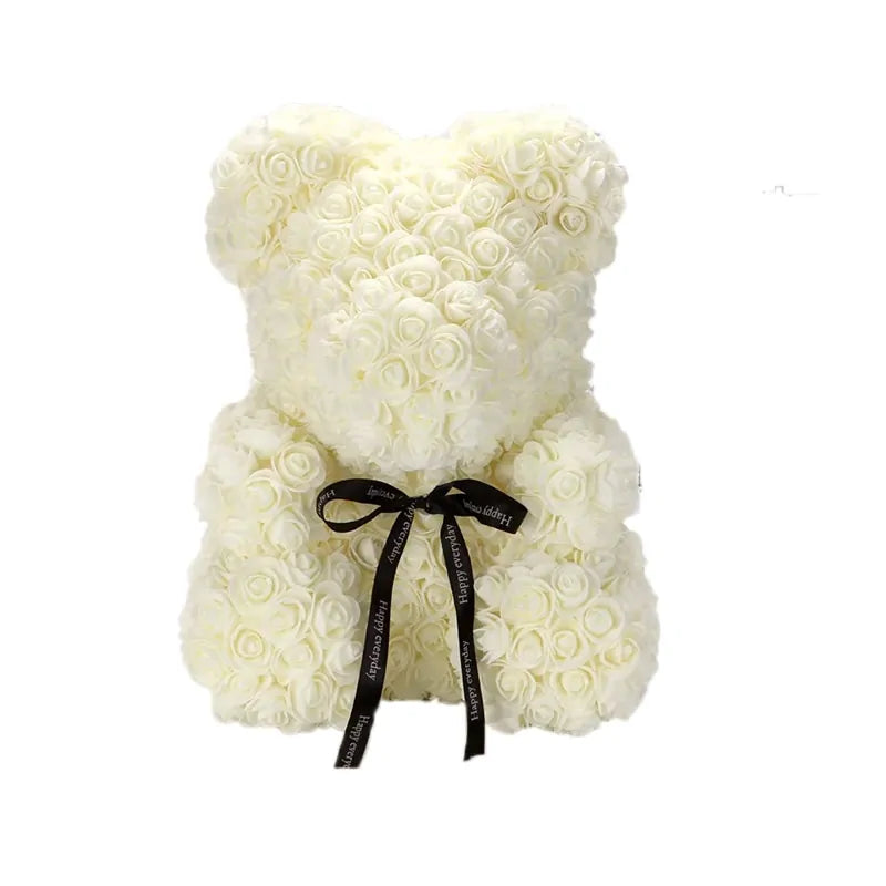 Flower Rose Teddy Bear - AlburyMart