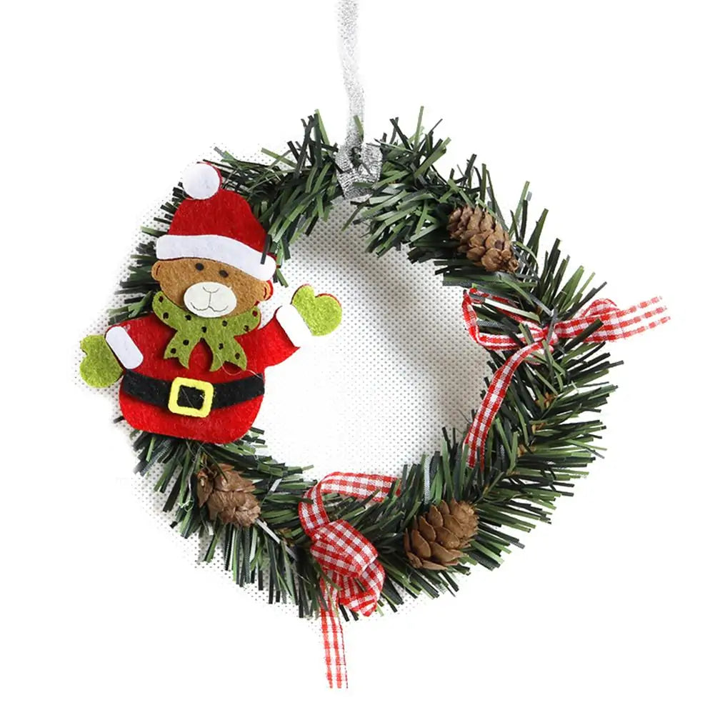 Christmas Wreath Wood Christmas Decor - AlburyMart