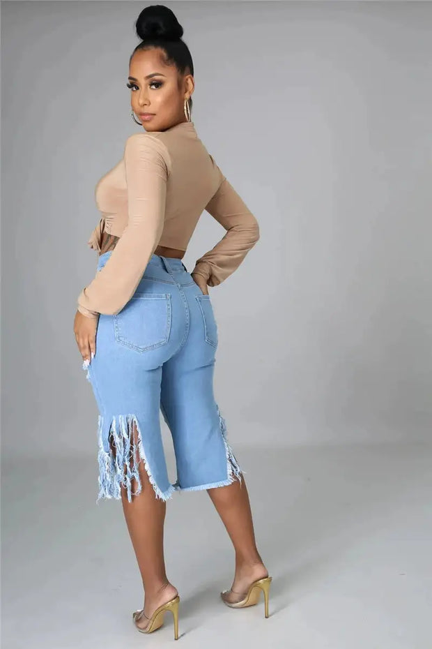 Denim Medium Ladies Pants