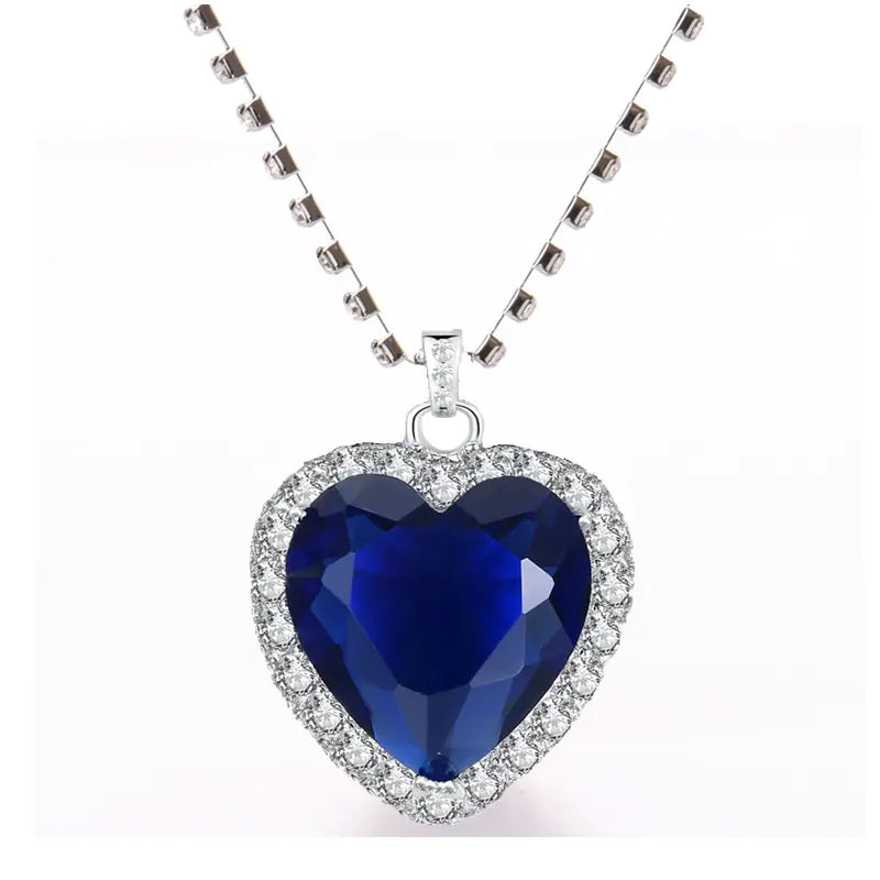 Titanic Heart of Ocean Inspired Jewelry for Women - AlburyMart