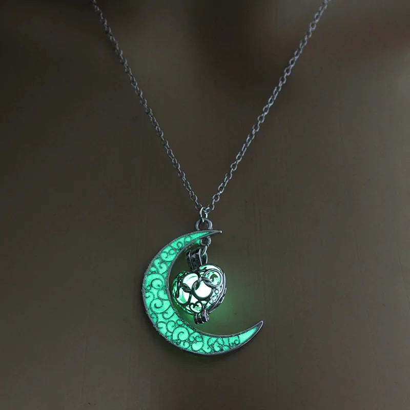 Moon Glowing Necklace - AlburyMart