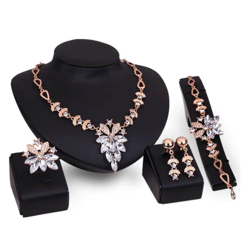 Gold Indian Bridal Jewelry Set - AlburyMart