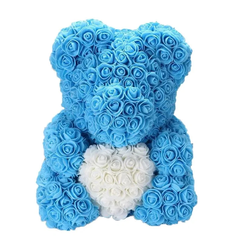 Flower Rose Teddy Bear - AlburyMart