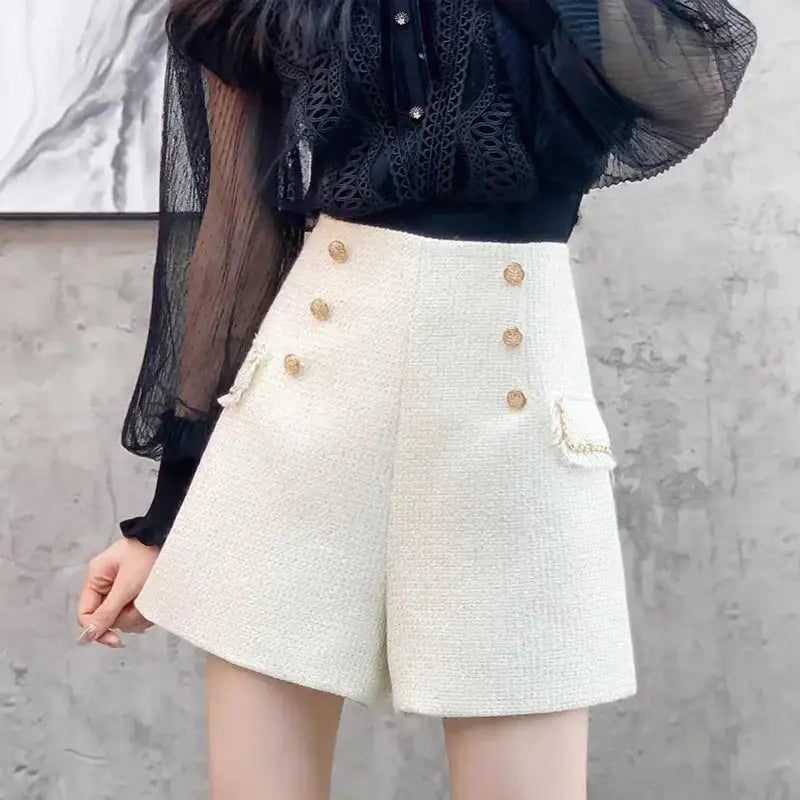 Ladies High Waist Shorts - AlburyMart