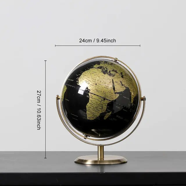 Home Decor World Globe Retro Map Globe Office Decor Accessories - AlburyMart