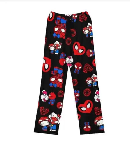 Spider-man Cotton Loose Ladies Pajama Pants - AlburyMart