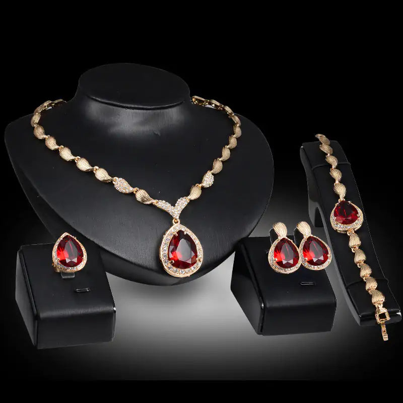 Gold Indian Bridal Jewelry Set - AlburyMart