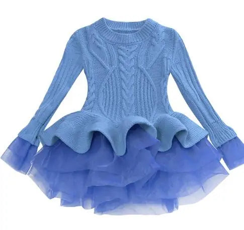 Kids Winter Knitted Chiffon - AlburyMart