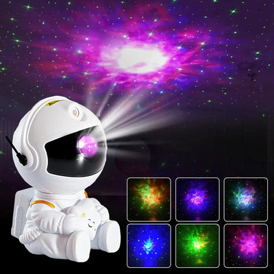 Astronaut Star Galaxy Night Light Projector For Kids Bedrooms