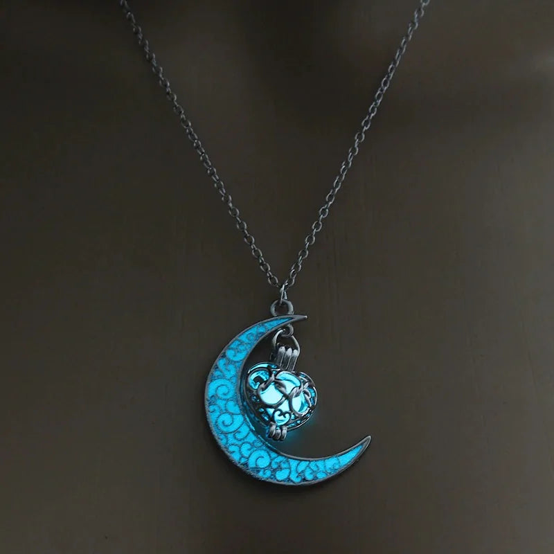 Moon Glowing Necklace - AlburyMart