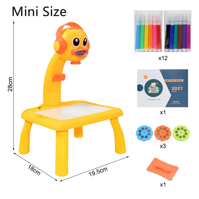 Kids Mini Art Table Set - AlburyMart