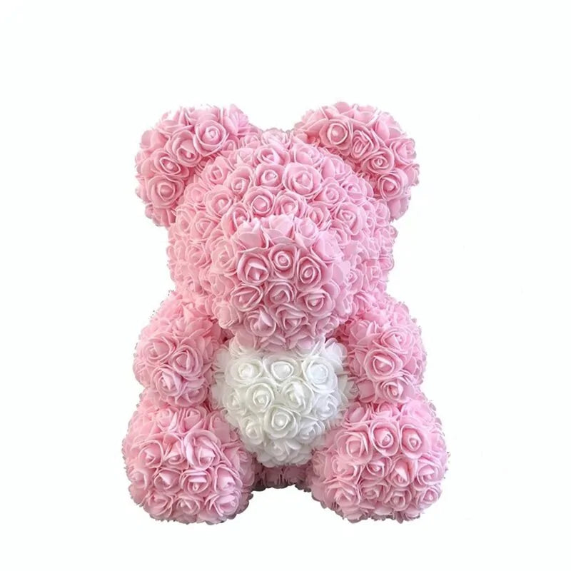 Flower Rose Teddy Bear - AlburyMart