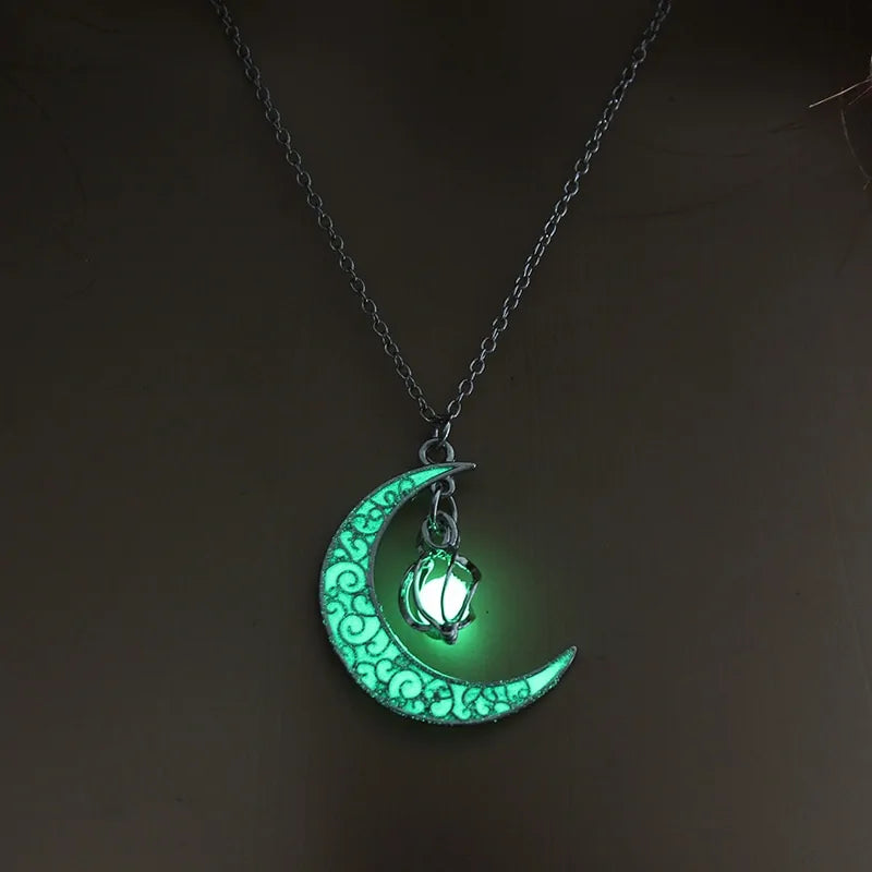 Moon Glowing Necklace - AlburyMart