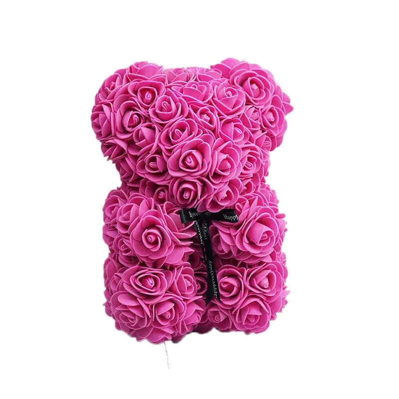 Flower Rose Teddy Bear - AlburyMart