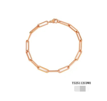 Women's Stainless Steel Curb Cuban Link Bracelet by Davieslee Jewelry - AlburyMart