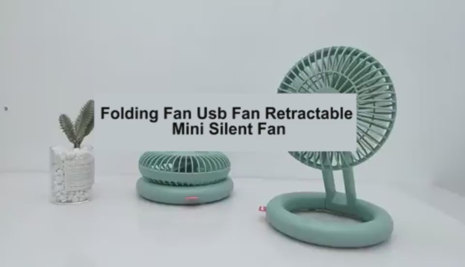 Folding Fan Usb Fan Retractable Mini Silent Fan