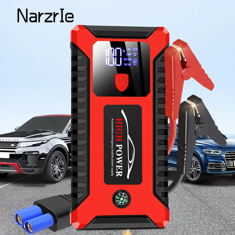 26000mAh/20000mAh Car Jump Starter 1000A 12V Output Portable Emergency Start-up Charger for Cars Booster Battery Starting Device - AlburyMart