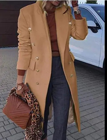 Double Breasted Long Blazers - AlburyMart