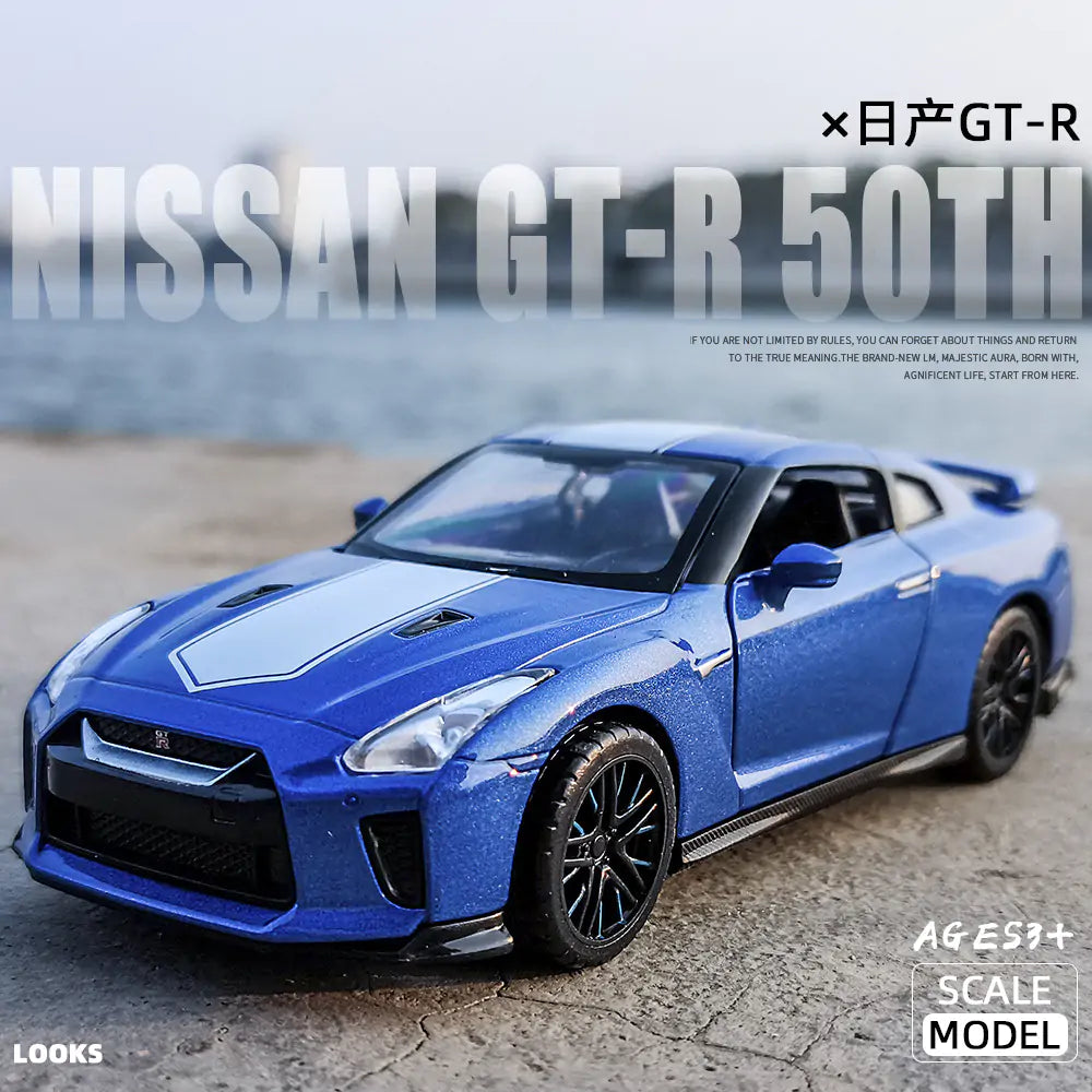 Nissan GT-R JDM Alloy Miniature Car - AlburyMart
