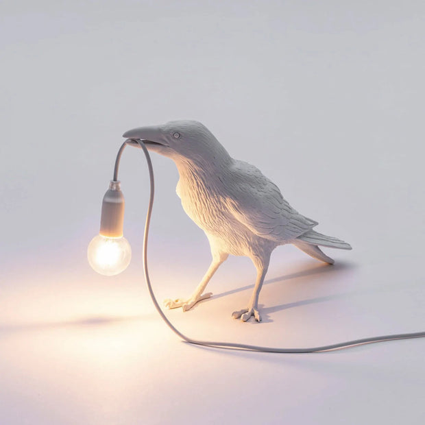 Two-Color Bird Movable Wall/Table Lamp: Eight Styles for Holiday DIY Decor