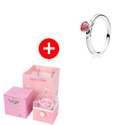 New Valentine Eternal Rose Jewelry Ring Box