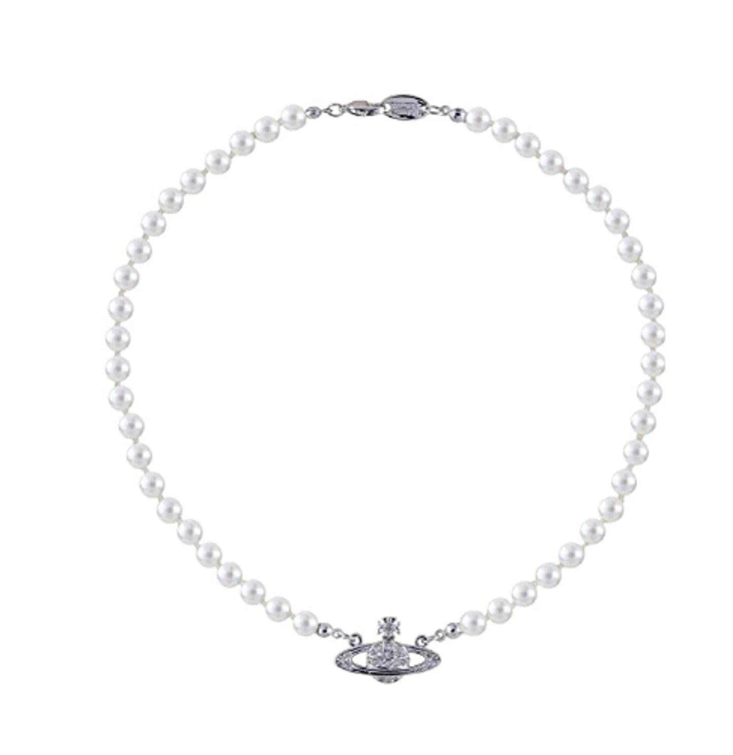 Y2K Jewelry Chain Vintage Crystal Zircon Planet Saturn Necklace - AlburyMart