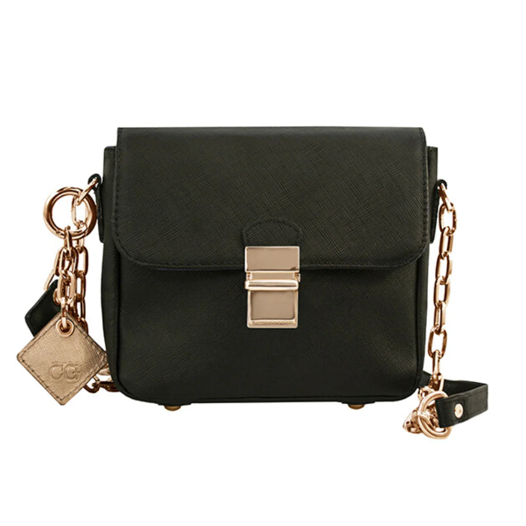 Tiny Leather Crossbody -Black (Option 1) - AlburyMart